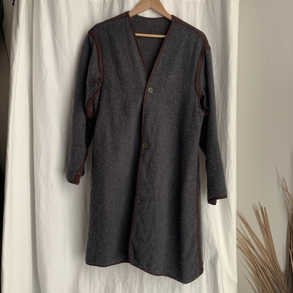 Vintage over dyed Wool military liner size S M - Picture 3 of 5